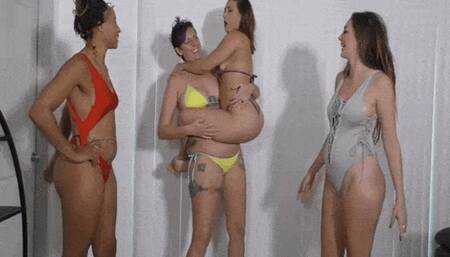 Amazonian Beauties lift Bootylicious Babe