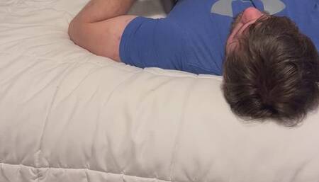 “Daddy” Cums Hard To My Sweaty Stinky Feet While I Stroke His Big Cock