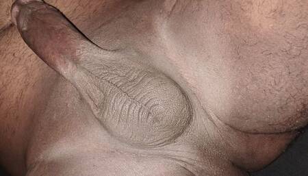 Masturbating