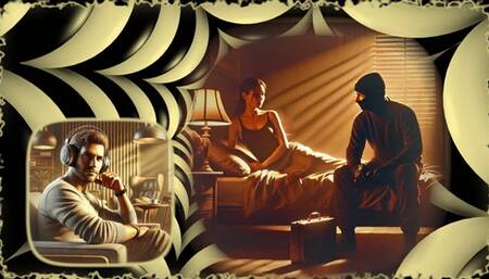 The Burglar, the Hotwife, and Her Submissive Husband