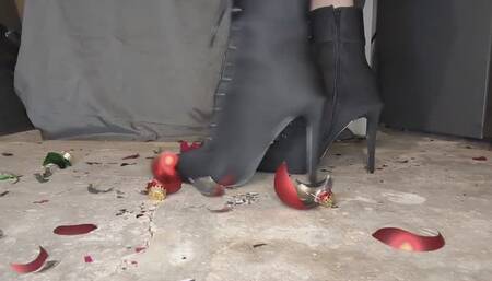 Christmas ornament heel crushing pt 3