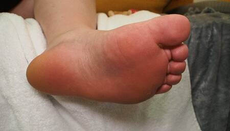 Silent Admiration: Foot Massage