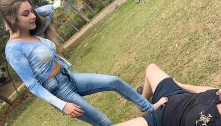 Sexy Ballbusting Outdoor ! BLACK FRIDAY 50% OFF