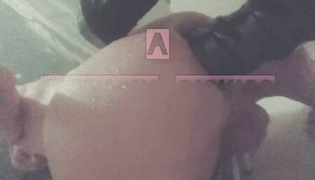 Butt Girl Shower A Tiffany Ciskiss Butt Fucking XL Dildo