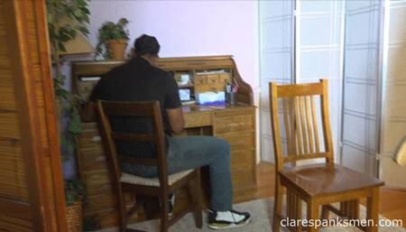 Tiana Irie Gives a Christmas Spanking in the Office