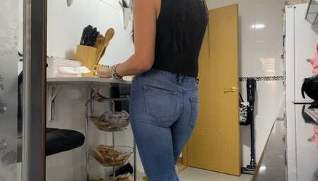 peeing on myself in the morning