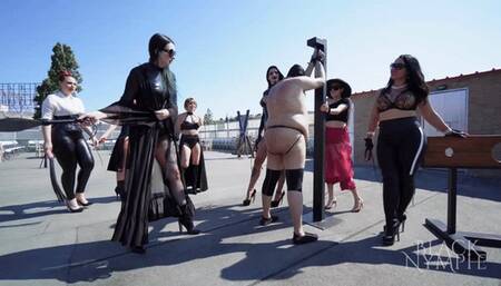 Severe whipping in the sun