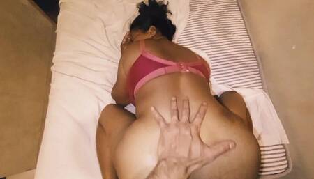 Horny Wife Priti Giving Oil Massage Before Sex