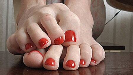 Red toenails! MP4