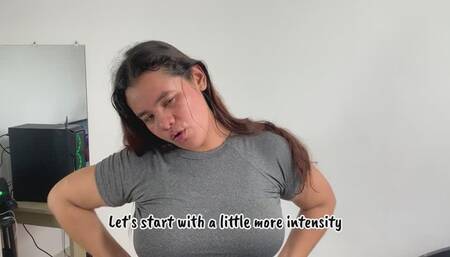 NICKY DESTROYS HIS JOGGING PANTS WITH HIS BEACH BALL