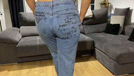 queefing, pussy fart in the jeans