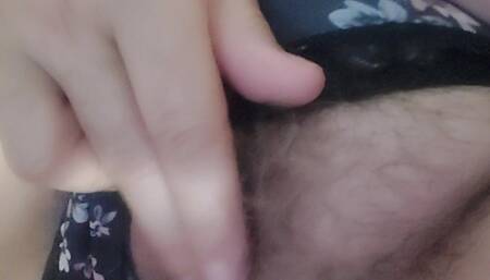 Masturbating While Watching My Neighbor's Cock Piss