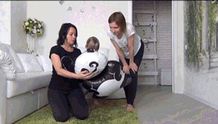 Sit on your body and on your head sm B