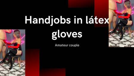 handjobs in long latex gloves pov