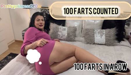 100 farts counted and followed