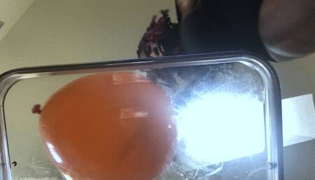 Balloons - Goddess MXDominion Popping Balloons barefoot, crush, food and object crush, foot domination 1080