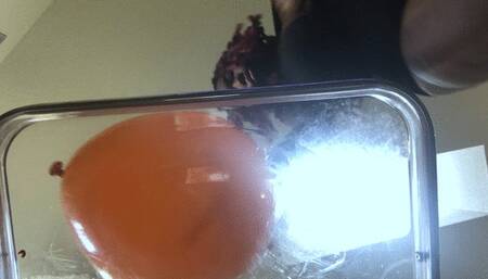 Balloons - Goddess MXDominion Popping Balloons barefoot 4k, crush, food and object crush, foot domination