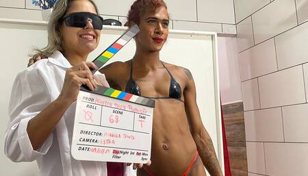 A Very Hot Fuck with Two Women Getting Fake Tans