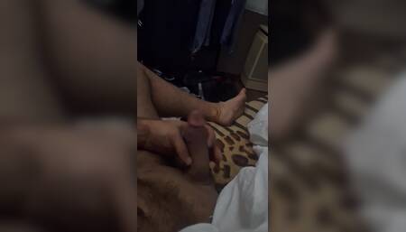 Step Daddy Teasing Big Hairy Dick