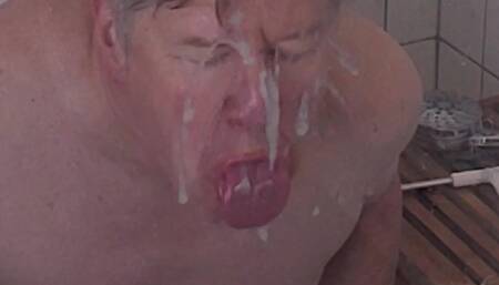 Shower Bating, Cumming Hard and Licking It up