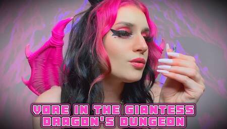 Vore in the Giantess Dragon’s Dungeon