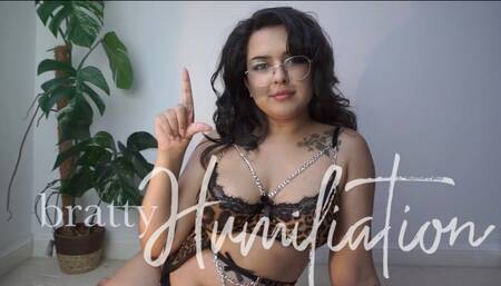 DOMINANT MAYAPETITE HUMILIATES YOU AS HER BROWN CUCK