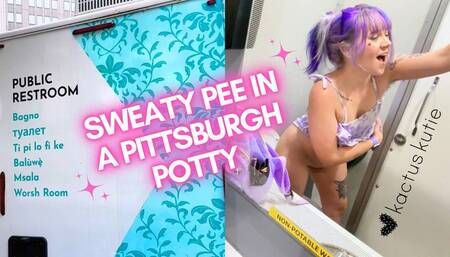 sweaty pee in a pittsburgh potty