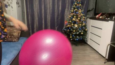 Val crazy jump on ball