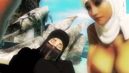 Fat Arab Big Tits and Ass Muslim Burqua Island Girls the Castaway