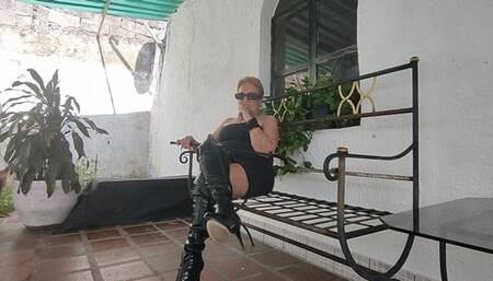 Being dominated by a foot goddess (1)