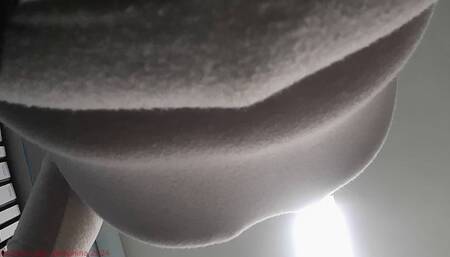 Auf dem Stuhl geschrumpft