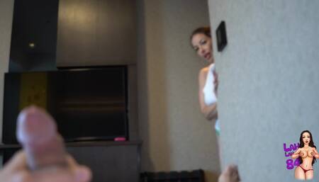 Step-mommy loves to peek