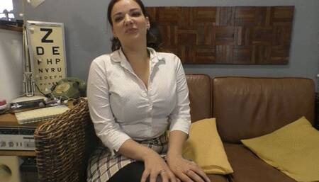 New boss puts your tiny penis in chastity