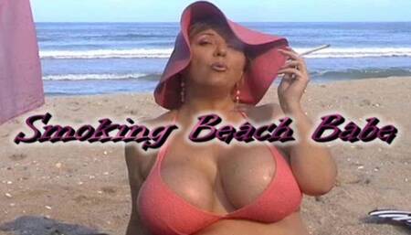 Smoking Beach Babe