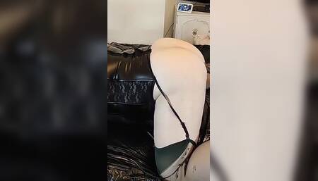 Dirty TV Sissy Slut Gets Fucked by the Fucking Machine