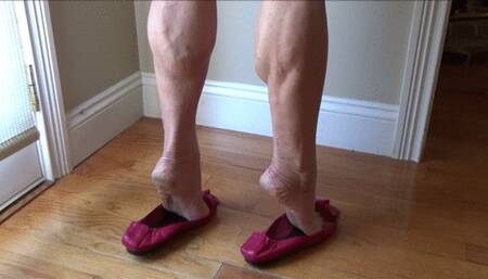 Pink Fox, the too small ballet flats