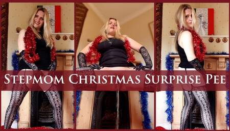 Stepmom Christmas Surprise Pee