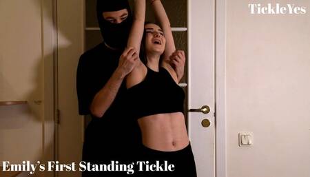 Emily's First Standing Tickle - Full HD