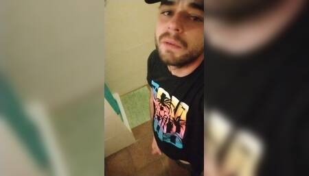Jerk off on Hotel in My Work