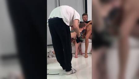 Behind the Scenes Submissive Cuckolds Monika Fox