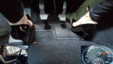 Angry and fast driving on the Autobahn (small version)