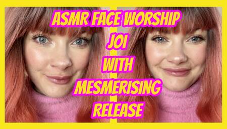 ASMR Face Worship JOI with Mesmerising Release