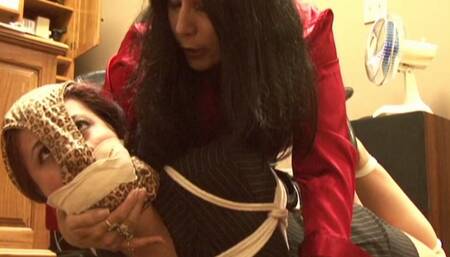 The Office Ladies Make a Bondage Bet