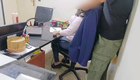 Famous Lawyer with Perfect Body Fucked by a Pizza Delivery Guy in Her Office, and She Was Happy and Screaming with Lust