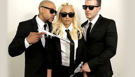 NubilesET - Hime Marie Gets Double Teamed by the Men in Black