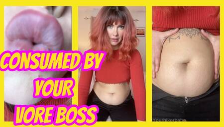 Consumed by the Boss: A Vore Fantasy Experience
