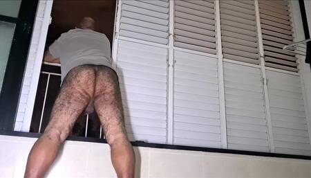 The Sun Is yet to Rise - and I'm Bottomless in My Balcony