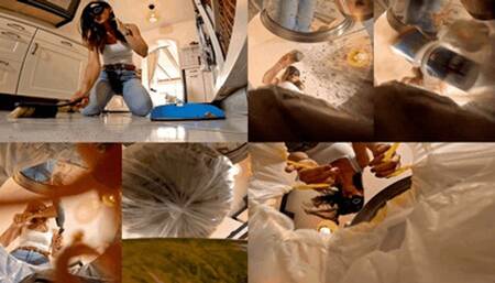 Helplessly buried in my kitchen trash can (small version)