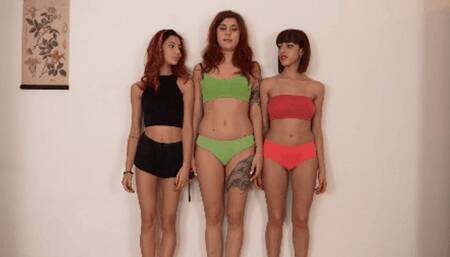 Laura, Mayla and Valerie, a challenge without limits of strength