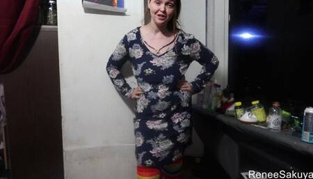 Catching you stealing my panties! Blackmails you! 4k